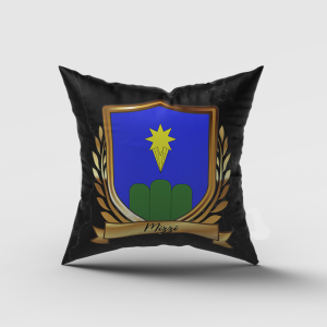 Mizzi Surname Shield Cushion