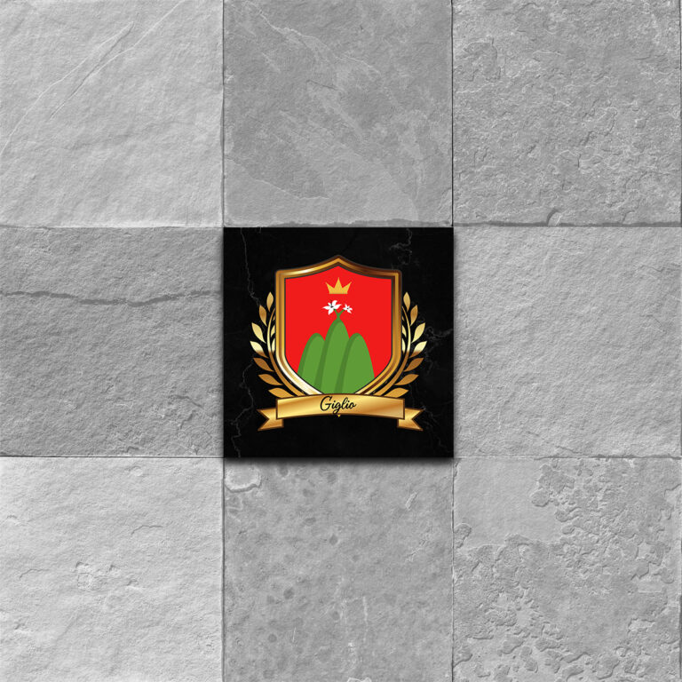 Giglio Coat of Arms Ceramic Tile – Gozo Graphics | Print | Signage | CNC