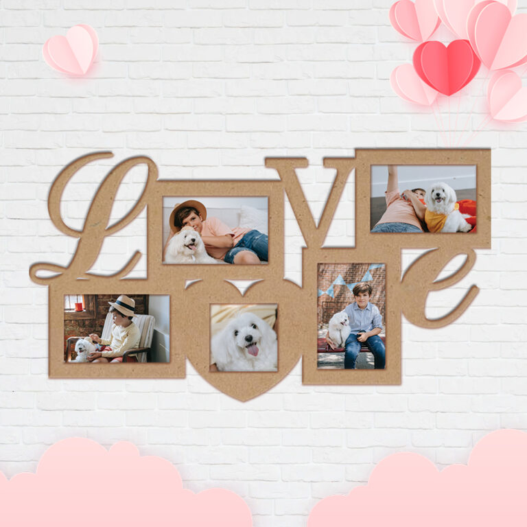 Love Collage photo frame Gozo Graphics Print Signage CNC