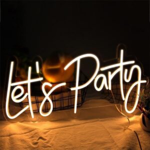 Party neon signs