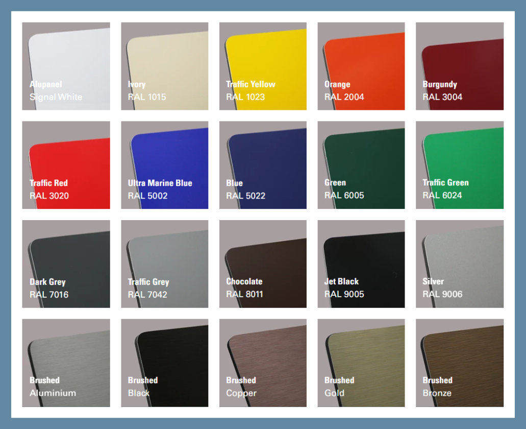 Material and Finish Options