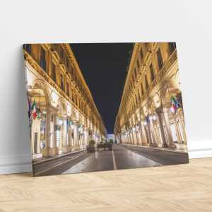 Via Roma Night Lights – Turin, Italy