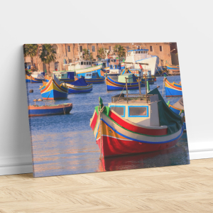 Marsaxlokk Harbour Luzzus – Malta