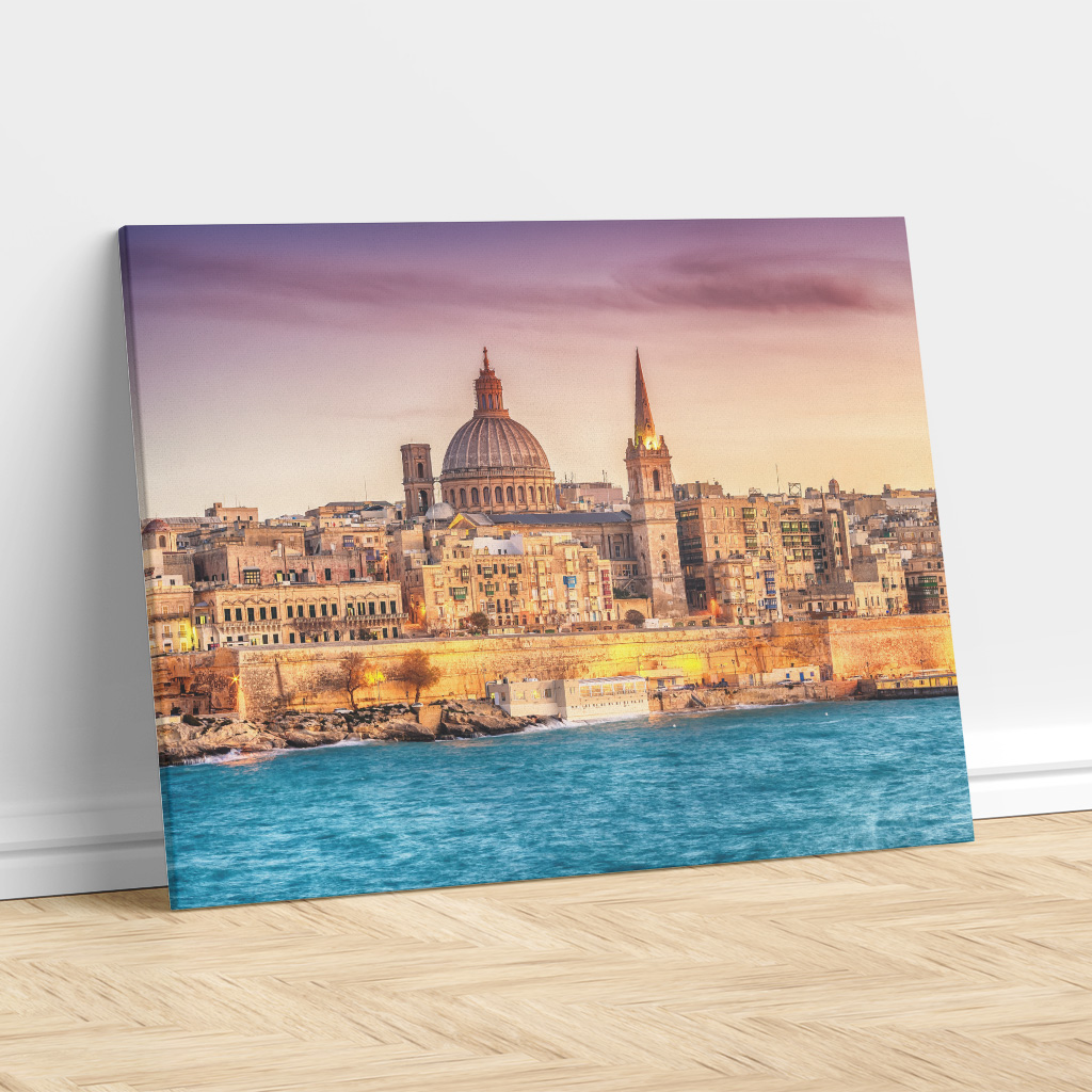 Valletta Golden Hour Skyline – Malta