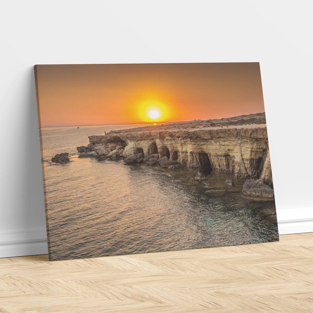 Cape Greco Sea Caves at Sunset – Cyprus