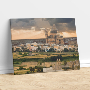 Xewkija Rotunda Church Sunset – Gozo