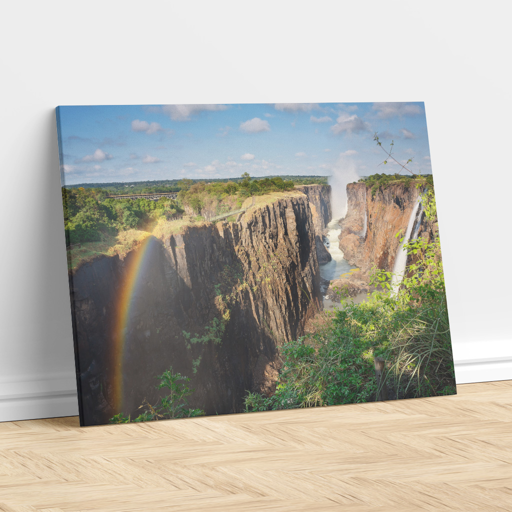 Rainbow Over the Gorge – Victoria Falls, Zimbabwe