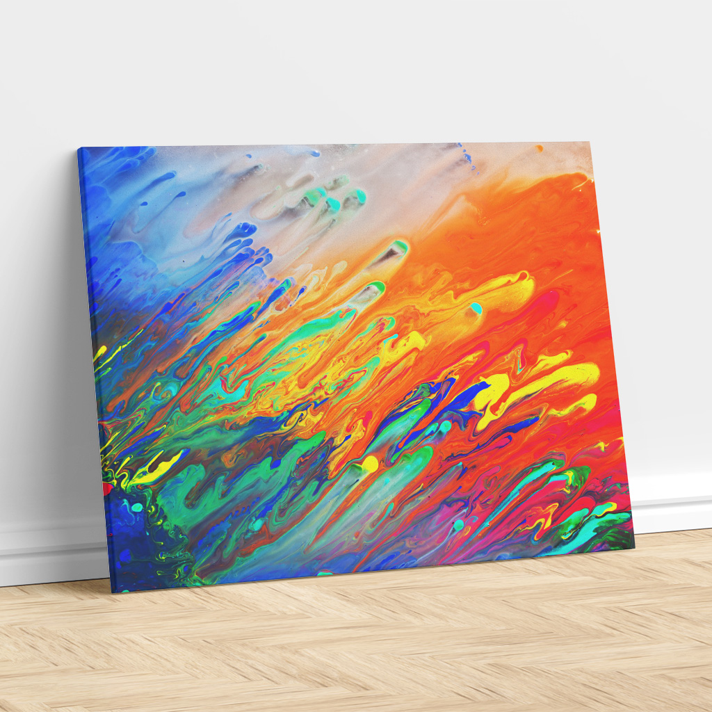 Waves of Colour – Painting Print