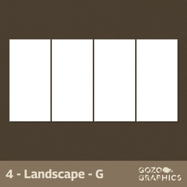 Quadra Recta Composition – Rectangles | (Landscape / Portrait) - Image 12