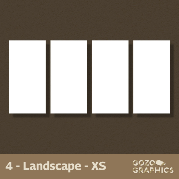 Quadra Recta Composition – Rectangles | (Landscape / Portrait) - Image 2