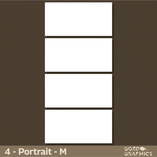 Quadra Recta Composition – Rectangles | (Landscape / Portrait) - Image 7