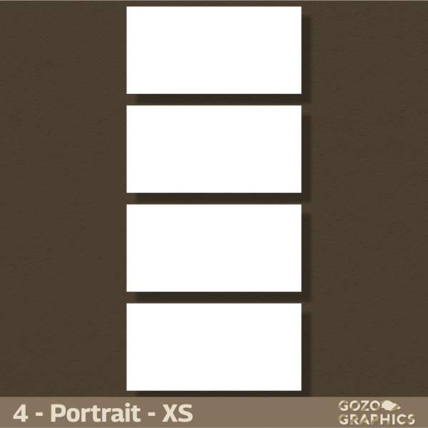 Quadra Recta Composition – Rectangles | (Landscape / Portrait) - Image 3
