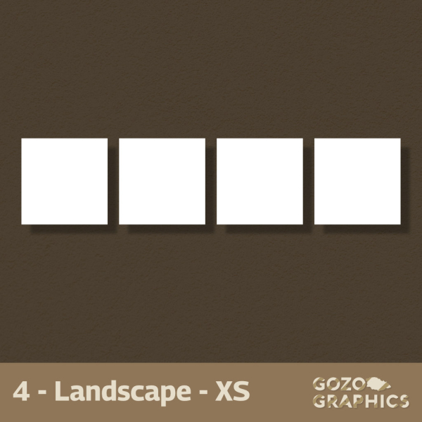 Quadra Composition – Squares | (Landscape / Portrait) - Image 2