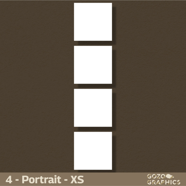 Quadra Composition – Squares | (Landscape / Portrait) - Image 3