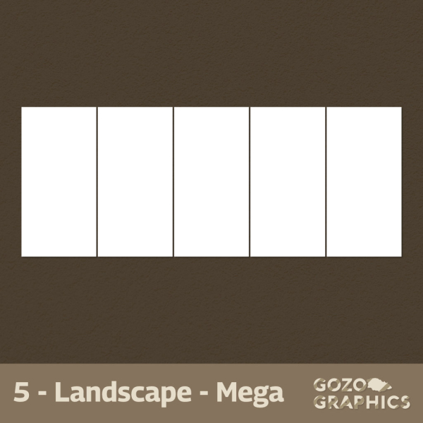 Penta Recta Composition – Rectangles | (Landscape / Portrait) - Image 14