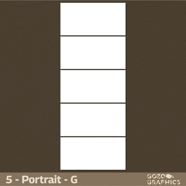 Penta Recta Composition – Rectangles | (Landscape / Portrait) - Image 13