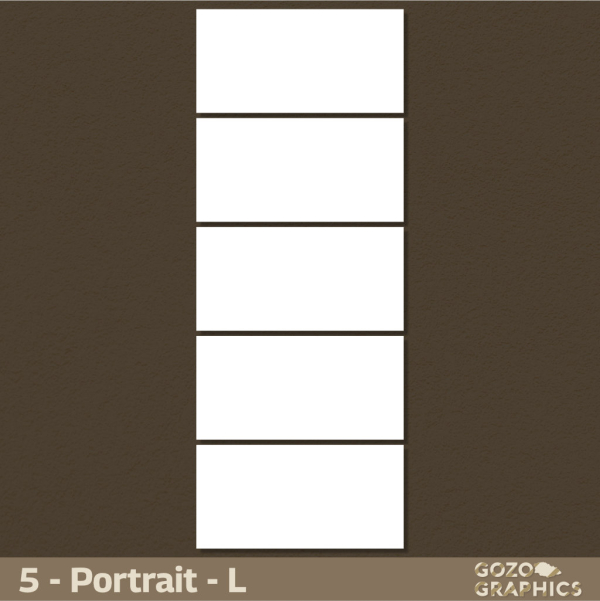 Penta Recta Composition – Rectangles | (Landscape / Portrait) - Image 9