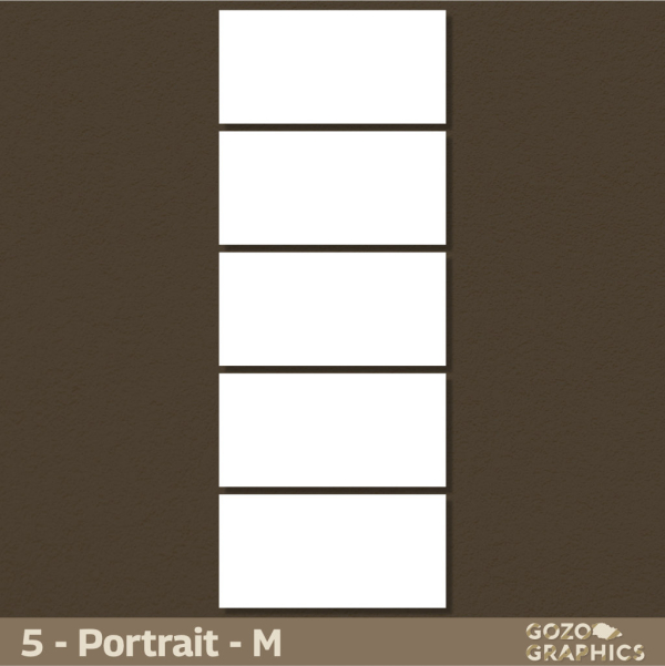 Penta Recta Composition – Rectangles | (Landscape / Portrait) - Image 7