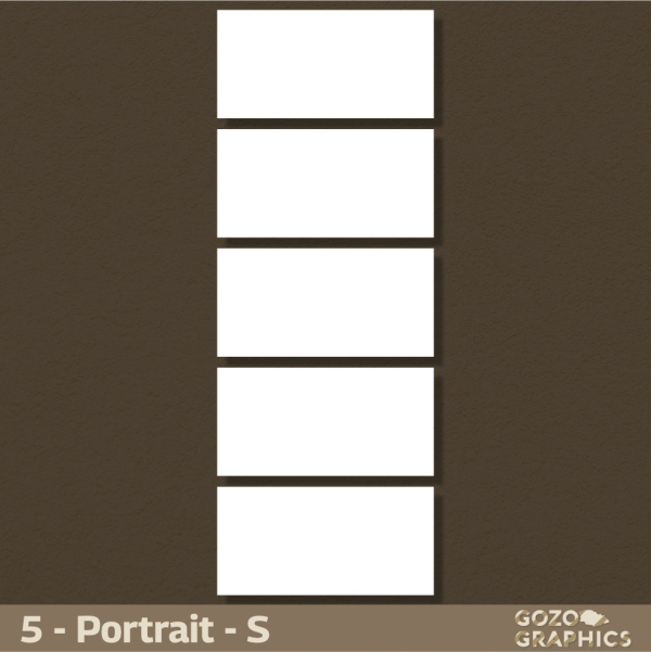 Penta Recta Composition – Rectangles | (Landscape / Portrait) - Image 5