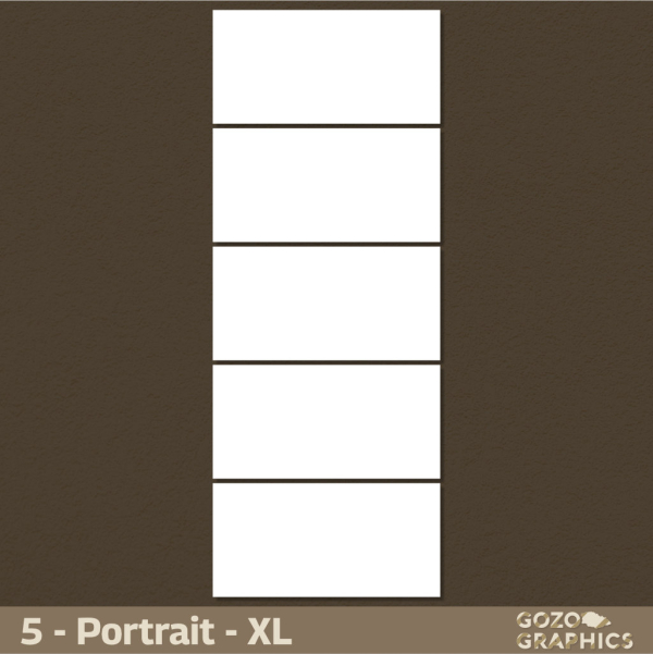 Penta Recta Composition – Rectangles | (Landscape / Portrait) - Image 11