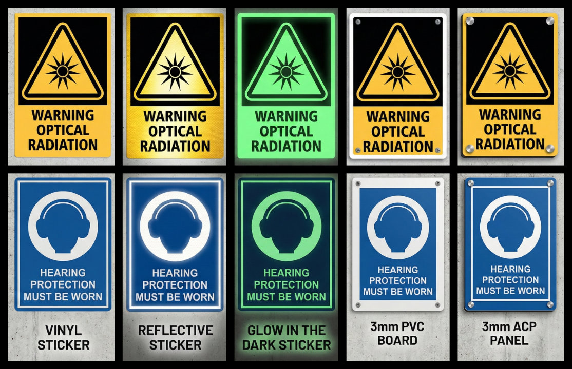 AI-generated signage preview