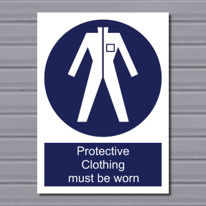 Protective Clothing Must Be Worn – Mandatory PPE Sign