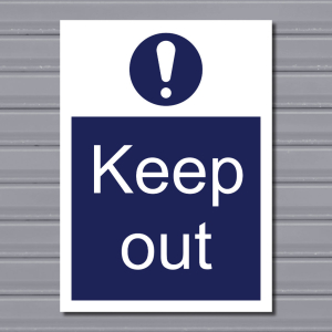 Keep Out – Site Safety Sign