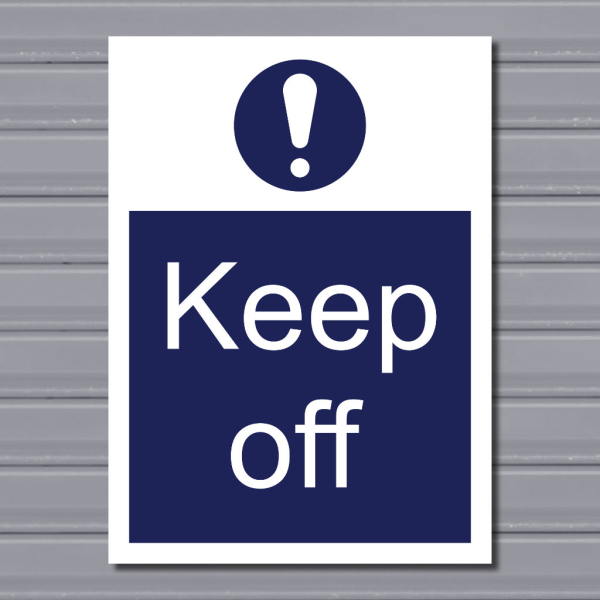 Keep Off – Site Safety Sign - Gozo Graphics | Canvas | Print | Signage ...