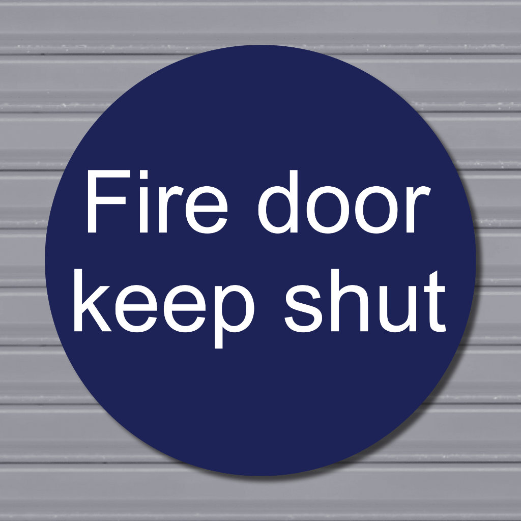 Fire Door Keep Shut – Fire Safety Sign