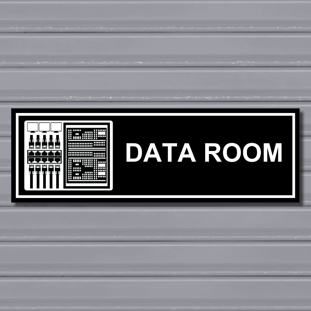 Data Room – IT Network & Server Area Identification Sign