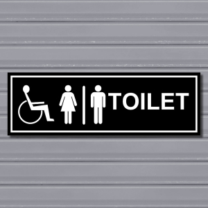 Toilet Facilities Sign – Accessible & Unisex