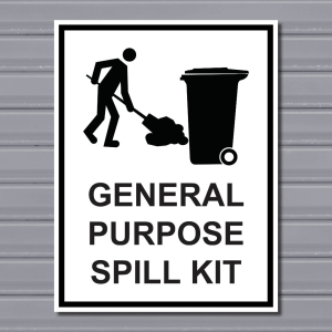 General Purpose Spill Kit – Workplace Safety Sign