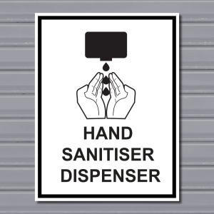 Hand Sanitiser Dispenser – Hygiene Safety Sign