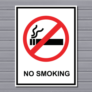 No Smoking – Prohibition Safety Sign