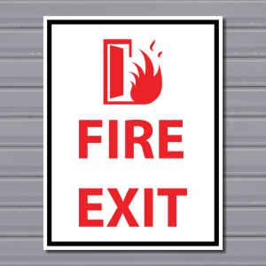 Fire Exit – Emergency Exit Safety Sign