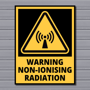 Warning Non-Ionising Radiation – Hazard Safety Sign