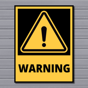 Warning – General Hazard Safety Sign